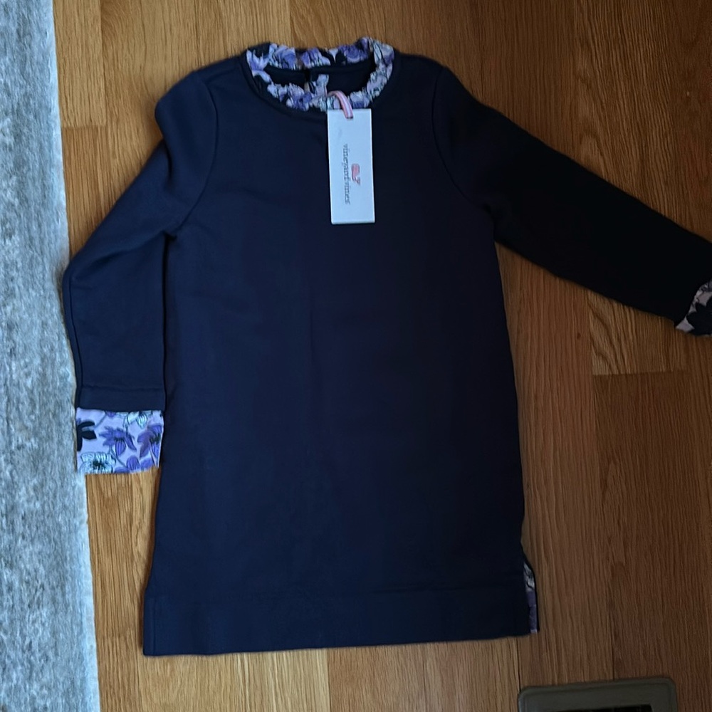 Vineyard Vines 3T ruffle neck dress